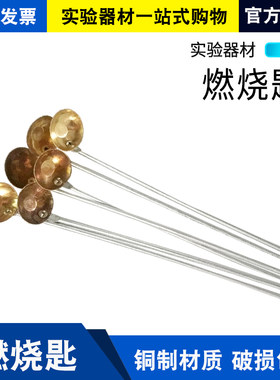 加热勺燃烧匙燃烧反应工具铜燃烧勺化学实验器材耗材小铜勺