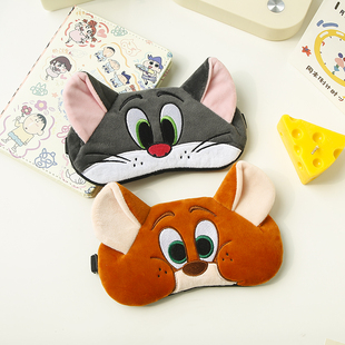 可爱呆呆猫鼠眼罩助睡眠遮光睡觉专用儿童男女学生冰热敷缓解疲劳