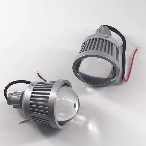 汽车LED远光灯透镜激光炮灯12v24伏网红远光炮大刚炮射灯激光雾灯