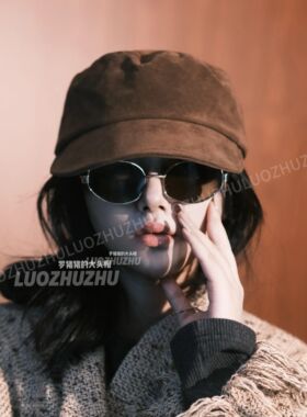 罗猪猪/【松弛中古】复古马术帽显白！巴掌脸