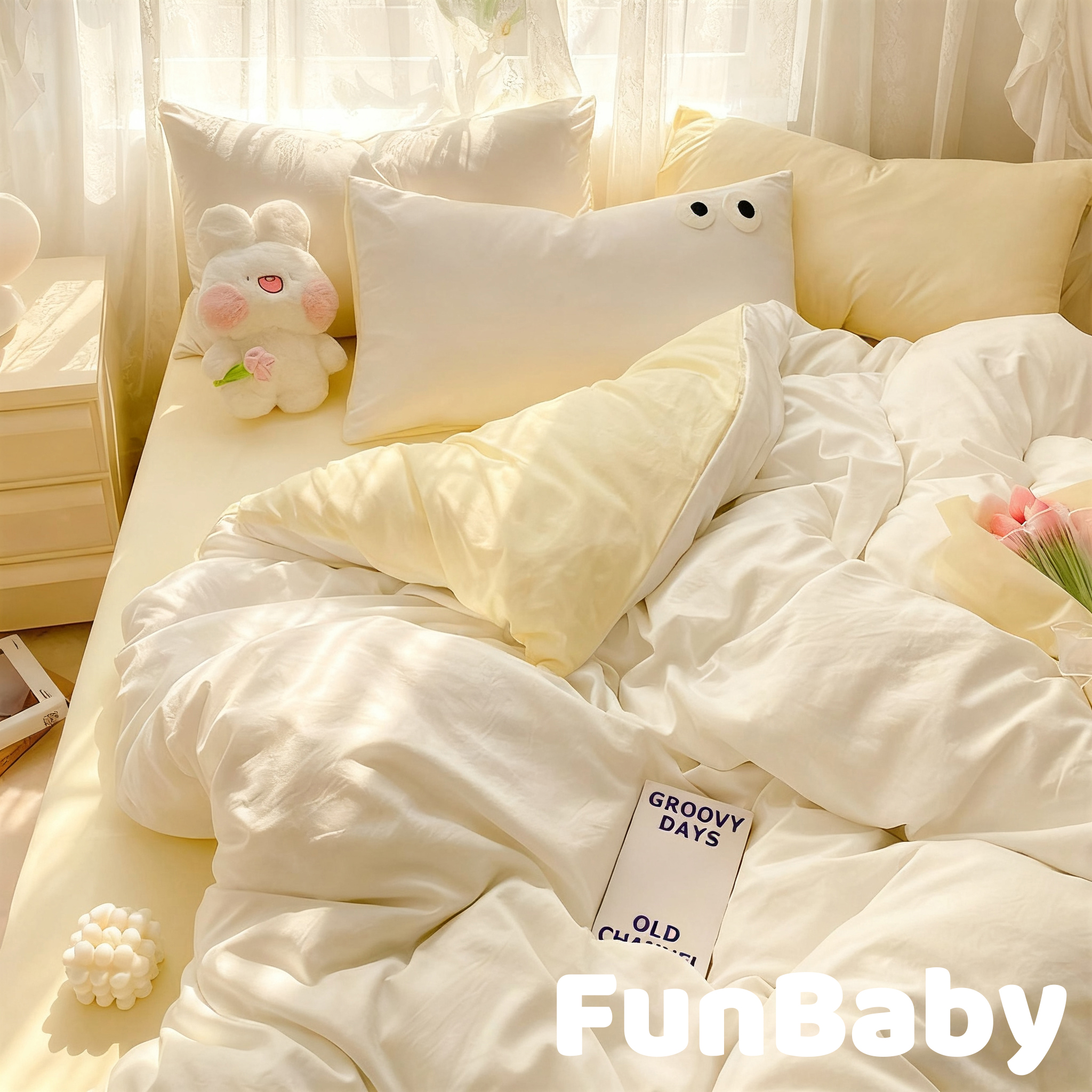 德国进口A类ins风纯棉床上四件套