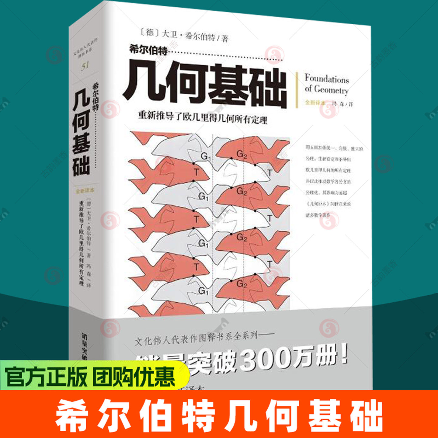 希尔伯特几何基础文化伟人代表作图释书系51数学几何原本欧几里得公理化方法系统书籍自然科学公理化体系点直线平面哥廷根学派