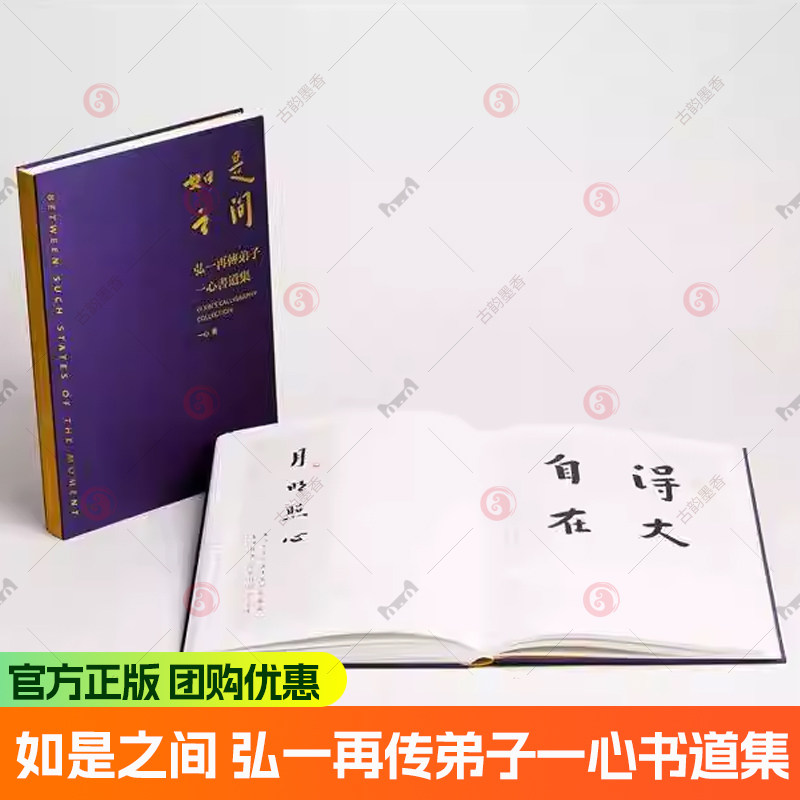 如是之间 弘一再传弟子一心书道集 一心著艺术书法 上海书画出版社 书法篆刻字帖古诗格言名句碑文 正版图书籍