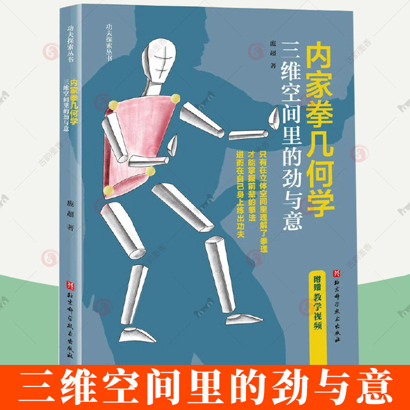 附带视频教学】内家拳几何学 三维空间里的劲与意 武术功夫内家拳 武术拳术原理探索丛书 武术练习强身健体 北京科学技术出版社