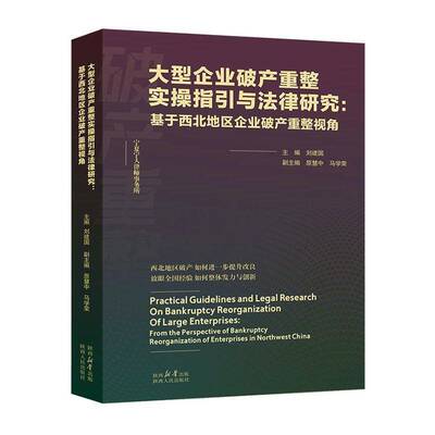 大型企业破产重整实操指引与法律研究:基于西北地区企业破产重整视角:from the perspective of bankruptcy reorg刘建国 法律书籍