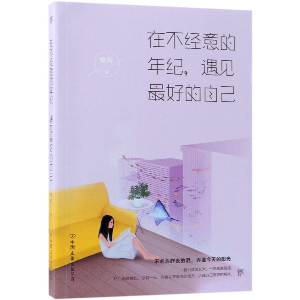 在不经意的年纪，遇见更好的自己书安雨  文学书籍