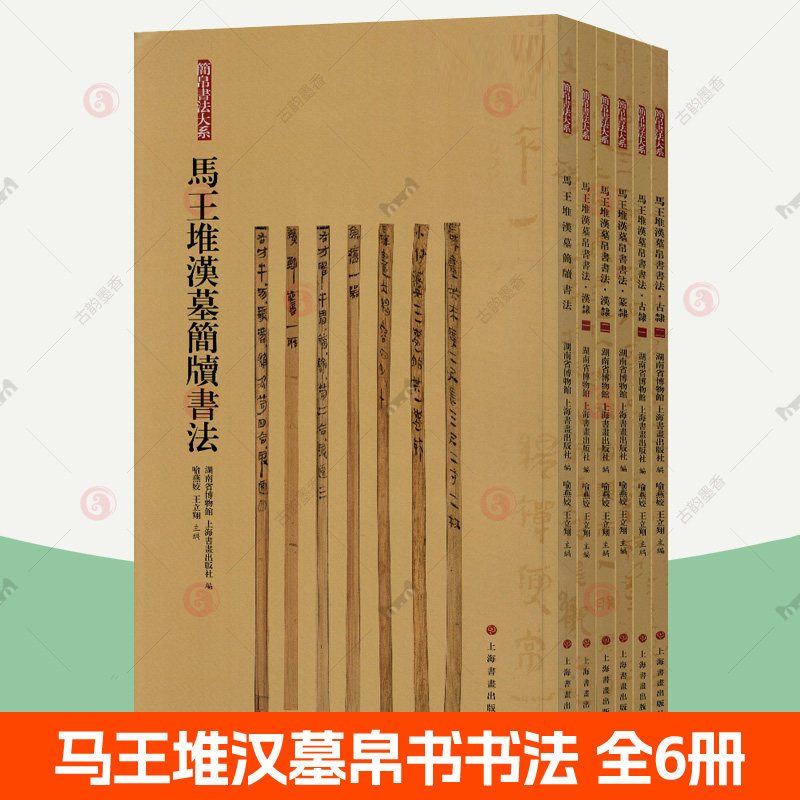 马王堆汉墓简帛书法合集全6册 简帛书法大系 汉简集字上海书画 竹简原