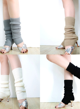 【美腿神器】皇朝舞蹈拉丁舞袜套堆堆袜带鞋跟洞练功舞蹈袜A5050