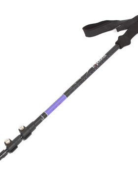 直柄3节登山杖7075铝合金外锁多功能手杖健走户外拐EXPONENT