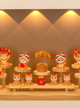 创意国潮生肖马入户玄关家居客厅装饰品摆件布置新房乔迁新居