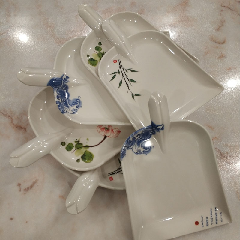 密胺仿瓷铲掀商家用隔热耐摔盘子
