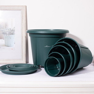 长盛青山盆控根花盆防烂根新款月季加厚盆景花盆大号塑料花盆