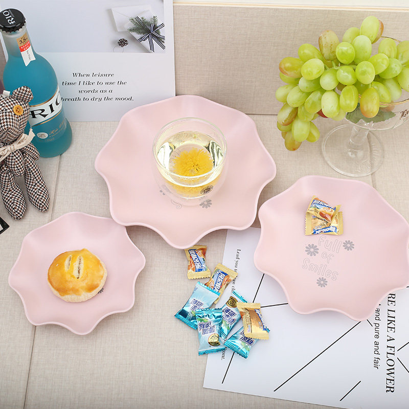 北欧新品网红马卡龙小食蜜饯小吃盘干果零食骨碟垃圾盘简约ins风