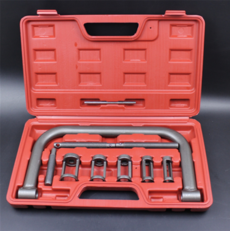 10件气门弹簧压缩器压气门弹簧专用气门拆装工具 气门顶置钳工具