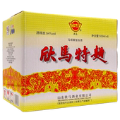 山东东营欣马特曲54度500ml×6瓶装 马场香型白酒固态发酵