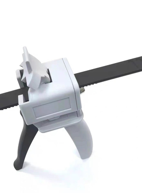 点胶枪导热凝胶手动胶枪30ML硅胶枪AB胶筒点胶工具单组份灰色金属