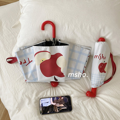 msho小红靴系列~雨伞女生ins