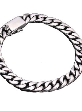 925银百搭大方型男手工