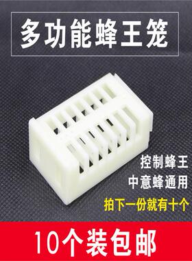 中蜂王笼蜜蜂囚王笼多功能蜂王笼塑料控王笼储王器意蜂王笼养蜂