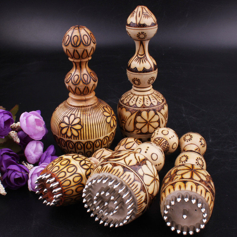 新疆手工梨木馕制馕工具钢针戳子原木烙馕画针打饼面点馕efa扎花