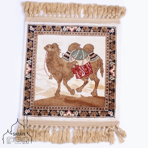 新疆风情手工艺术坐垫汽车垫防滑垫挂画汽车仪表台防滑垫特色坐垫