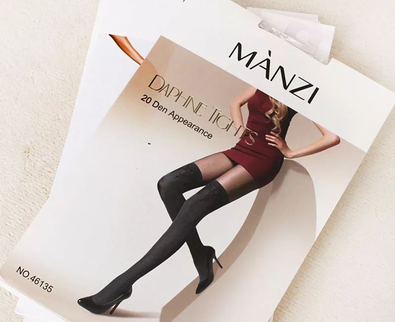 曼姿连裤袜丝袜假长大腿袜女