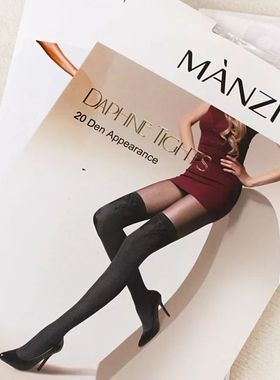 曼姿 假长筒连裤袜假大腿袜女丝袜46135 76038 46187 46183 46241