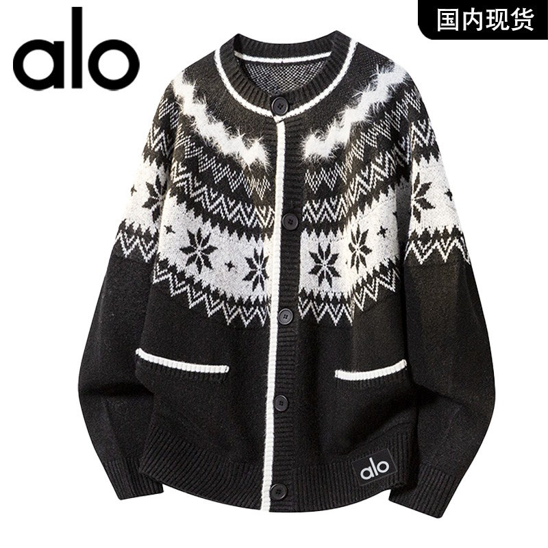 官方奥特莱斯品牌折扣 冬季圆领潮流保暖休闲百搭情侣外搭毛衣