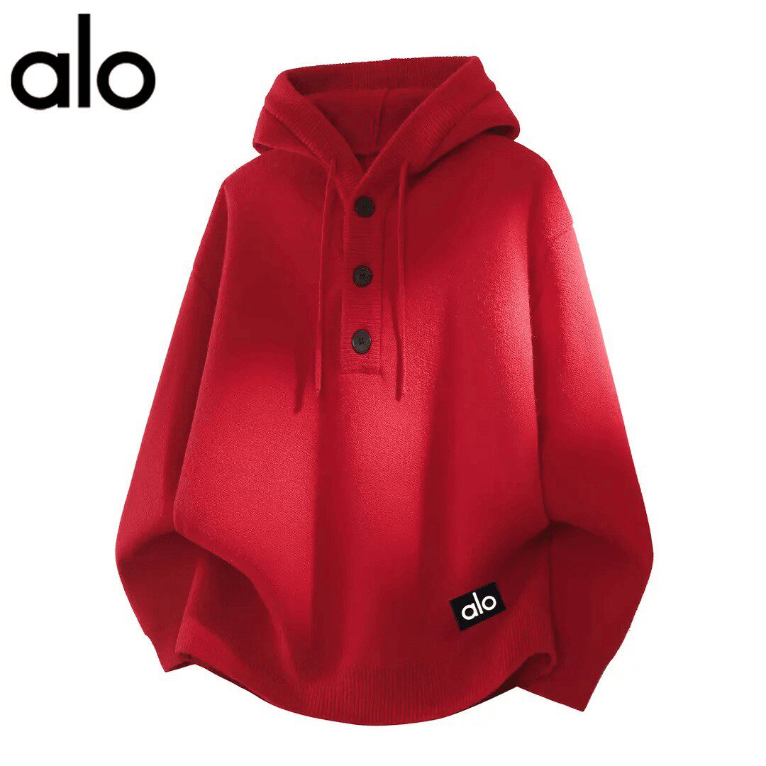 官方奥特莱斯】品牌折扣  美式连帽保暖百搭男女休闲针织毛衣外套