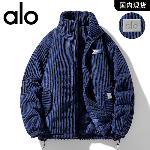 【官方奥特莱斯品牌折扣冬季灯芯绒棉服男高级感外套痞帅潮牌棉衣