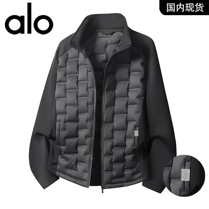 官方奥特莱斯品牌折扣 冬季立领保暖轻薄款羽绒服休闲男款外套