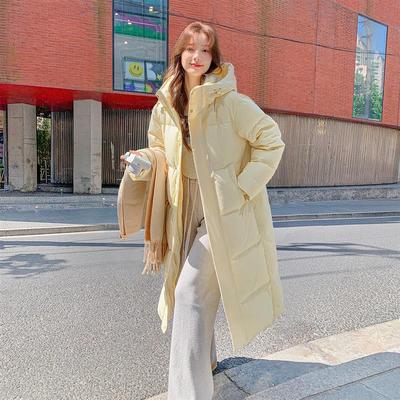 MM明摩女装长款羽绒服女超长过膝2025年新款加厚宽松情侣冬季外套