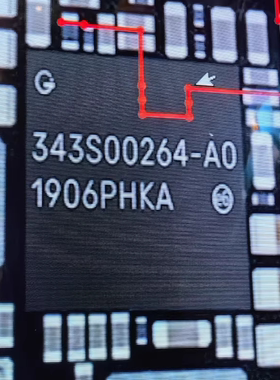 IPADmini5AIR3 A2152充电IC  343S00264电源IC