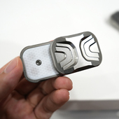 Magnus款 复刻推牌钛合金啪啪币螃蟹八方来财Crab磁力解压EDC玩具