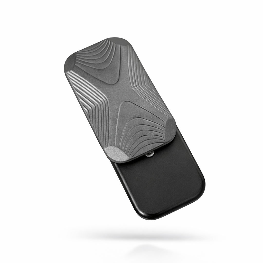 锆磨砂灰 Toad X4 蟾蜍推牌锆金属CNC解压盘玩PEEK低摩擦多布局