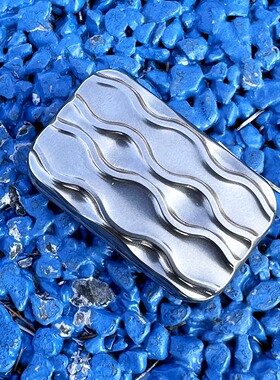 Silverstone银石 钛合金花式磁吸推牌自由式玩法EDC解压盘玩滑块