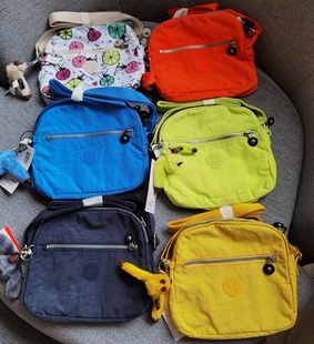 kipling新款KEEFE HB6467 HB2915 休闲小圆包单肩斜挎包三层小包