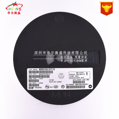 原装正品假一赔十 MBR230LSFT1G 丝印L3N SOD-123FL 30V2A 肖特基