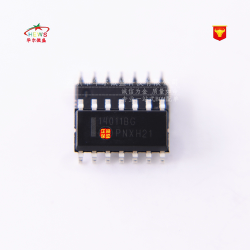 只做原装正品 MC14011BDR2G 14011BG 贴片SOP14 四路2输入与非门