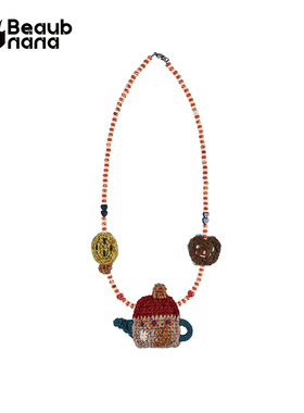 1/4 20:00上新 小黄香蕉手钩水壶项链女红色新年节日 入会享8-9折