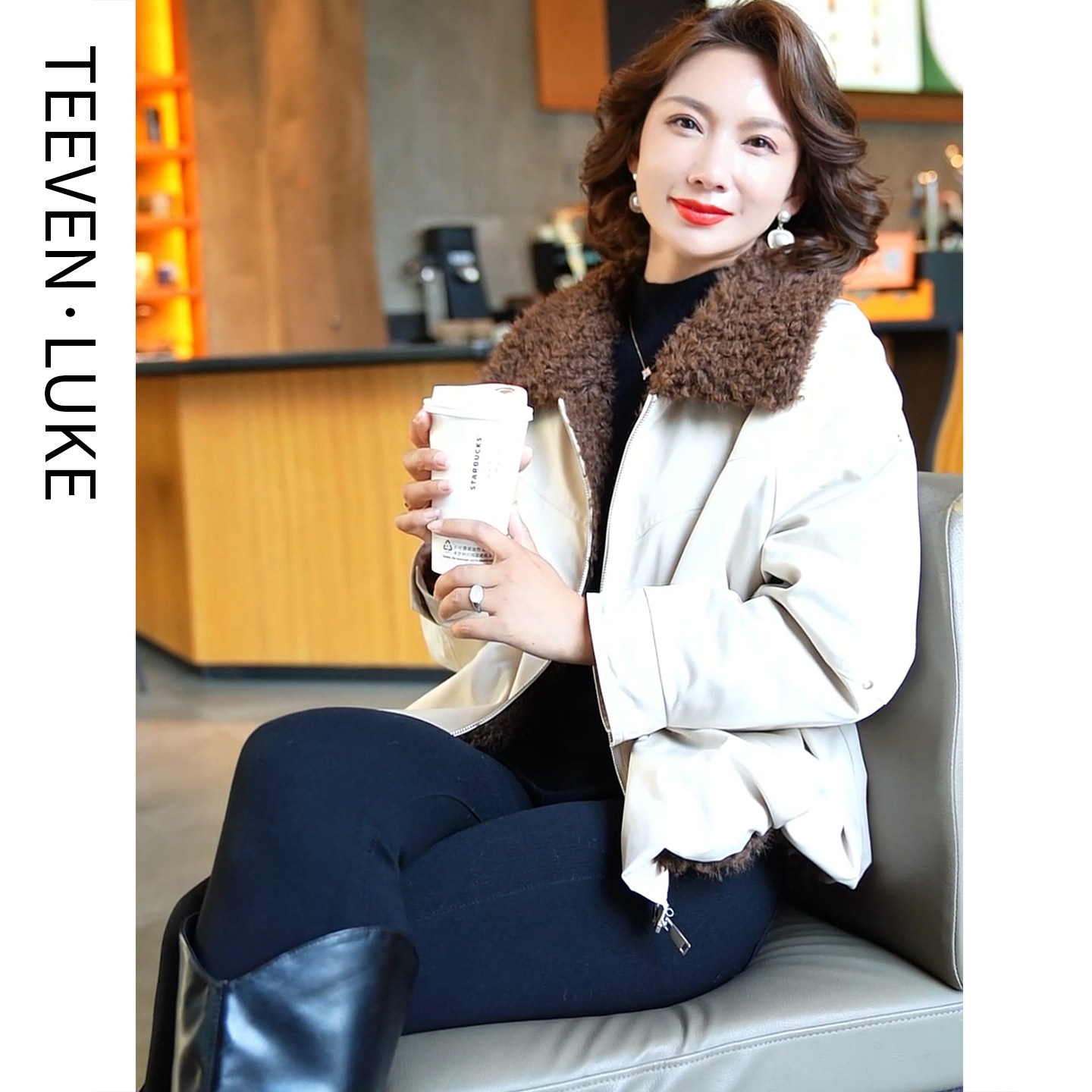 迪芬璐嘉时尚百搭派克服