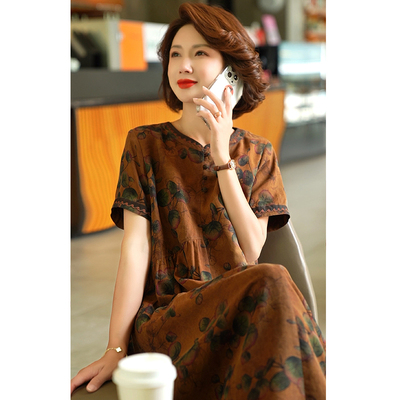 迪芬璐嘉真丝桑蚕丝连衣裙