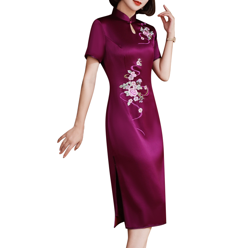 迪芬璐嘉女士改良旗袍婚宴礼服