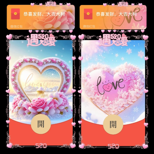 遇见你遇见爱往后余生都是你微信红包封面序列号动态音乐红包封面