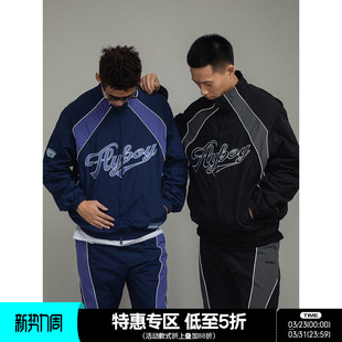 外套春季 FLYBOY复古夹克梭织运动套装 子男士 裤 户外美式