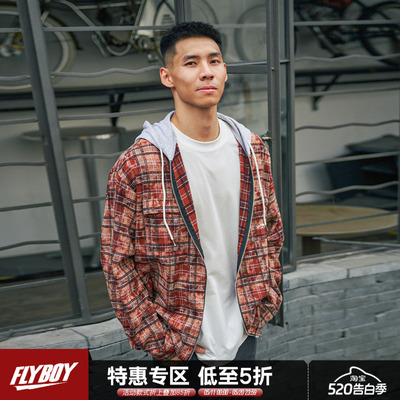 FlyboyCsc男子针织休闲衬衫