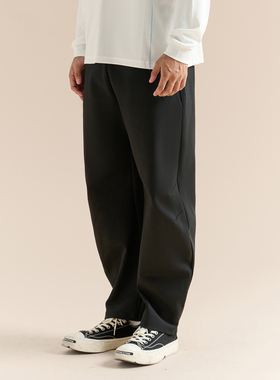 FLYBOY 25秋冬 330G轻量抗菌速干裤脚开叉隐形拉链运动训练弯刀裤