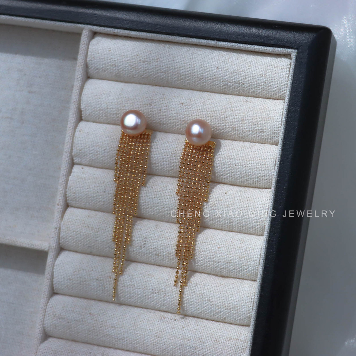 [一款两戴] 粉色珍珠耳环长款 复古流苏耳饰高级感 淡水珍珠耳钉,饰品/流行首饰/时尚饰品新,耳环,淘宝优惠券,粉丝福利购,淘宝优惠卷