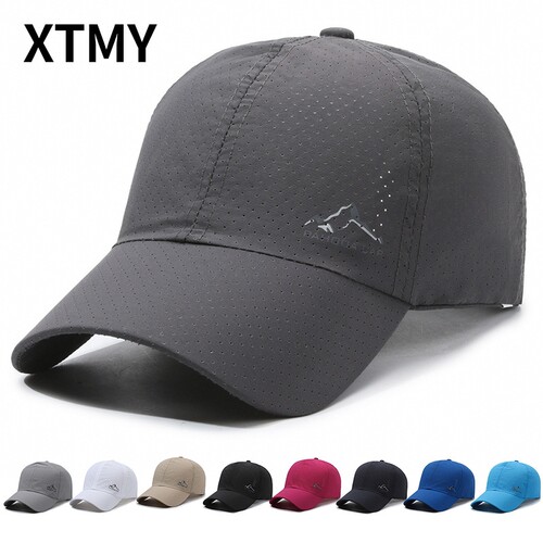 男帽子夏遮阳帽夏季男士出行户外速干透气全网眼轻便鸭舌帽牌子的