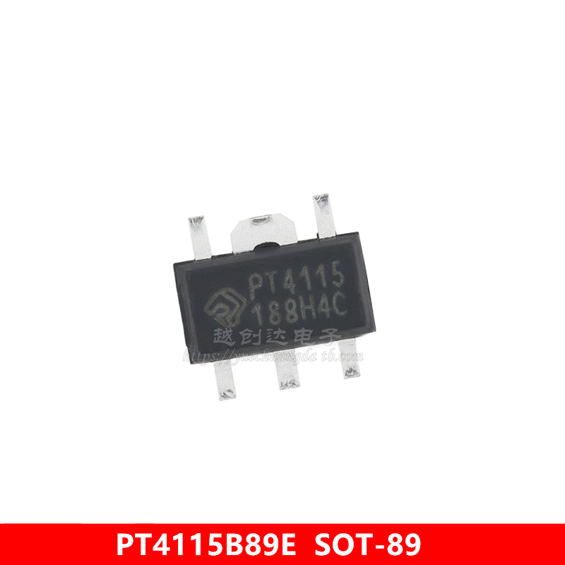 贴片 PT4115B89E LED驱动 30V/1.2A高调光比LED恒流驱动器 SOT-89